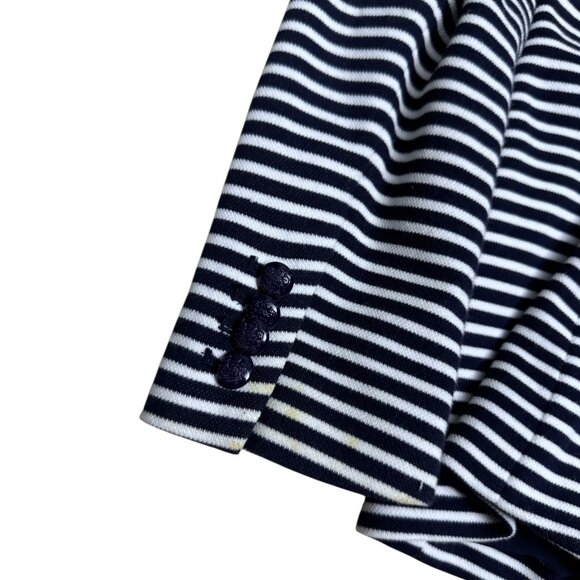 LAUREN RALPH LAUREN Striped Business Casual Blazer Designer Jacket Womens XL - Picture 6 of 7